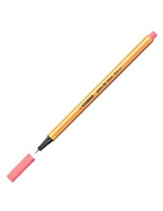 C 10 STABILO POINT 88 ROJO NEON Nº040 PUNTA DE FIBRA 04MM